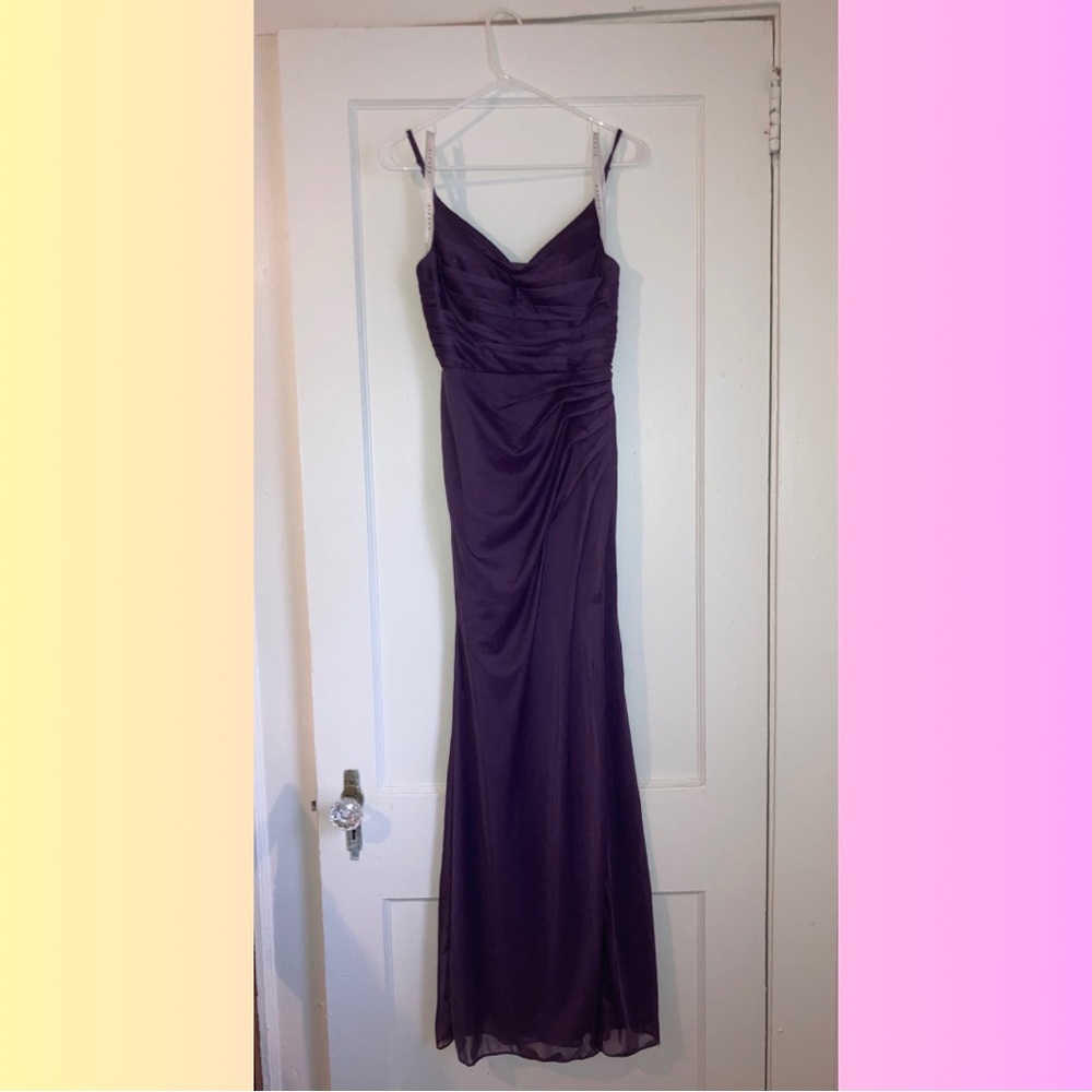 Azazie Deandra Bridesmaid Dress in Plum Size A0